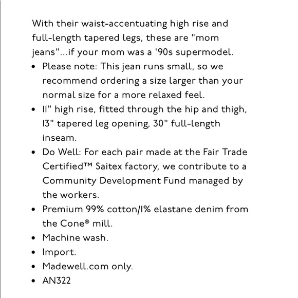 Madewell Straight Perfect Vintage Jean - Picture 5 of 6